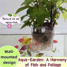 2 Pack Clear Aquarium Plant Holder Top Hanging Fish Tank Plant Holders Fits to 0.8in Tank Edges