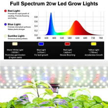 Advanced Indoor Hydroponics System: LED Grow Light, Water Pump, 12 Pods - White US Plug