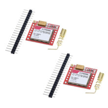 2 Sztuki Najmniejszy Moduł SIM800L GPRS GSM, Rdzeń Karty MicroSIM, Płytka Bezprzewodowa, Czteropasmowy Port Szeregowy TTL z Anteną