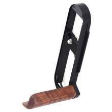 Hand Grip QR Plate for Q2 Q3 Camera Arca Tripod Bracket Wooden Handle Wood Grip for Q2 and Q3 L Bracket