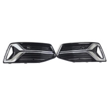1Pair Front Bumper Grille Fog Light Cover for A6 C8 2019-2023 4K0807647 4K0807648