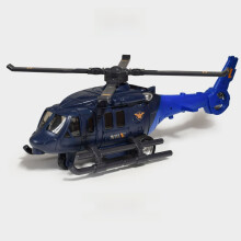 (Blue)Maquette Hélicoptère Militaire Jouet Avec Hélices Inertie Pour Enfants Jouer Educatif