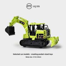 (Style46)Kids Engineering Vehicle Toys With Alloy Material And Inertial Movement Play For
