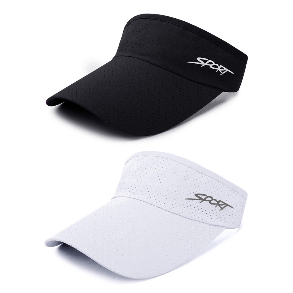 Phui-Pet-Supplies (2Pcs) Quick-Dry Adjustable Sports Visor Hat