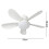 Ventilateur de Plafond avec Éclairage LED 40 W, Intensité Variable, 3 Vitesses et 3 Couleurs, Télécommande Incluse. 9