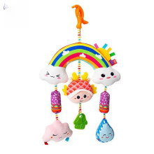 (Style4)Baby Plush Rattle Toy With Hanging Clip For Car Seat And Comfort Nursery