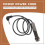 Guitar Pickup Cable Piezo Cable End Pin Jack Guitar Adapter Stereo Instrument Cable 2