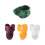 3 Fingerval + 1 Tumplock Plektrum Gitarrplast 1