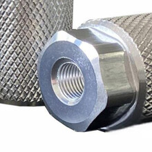 (Silver, A Pair Of Suits) Durable Anti-Skid Aluminum Bike Pegs - Easy Install