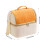 (Orange) Insulated Lunch Bag, Double Layer, Large Capacity 6