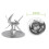 Blender Blade with Coupling Replacement for  Osterizer Parts, 6 Point Fusion Blade with Coupling Kit 6