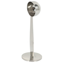 EspressostäLl KaffemåTt Tamper Sked Rostfritt StåL Kaffe & Te Verktyg MäTning Tampning Skopa 1 Stycken Silver