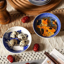 Ceramic Cat Sauce Dishes - Japanese Style Sushi Plate, Cute Cartoon Water Drop Shaped Dessert Tableware