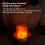 Aroma Diffuser Crystal Salt Stone Night Light Mist Humidifier USB Essential Oil Diffuser Humidifier for Car Home Black 4