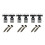 6 Electric Guitar Strings, Rollers, String Buckle Fixed Device for Fenders Strat Tele ST TL 1