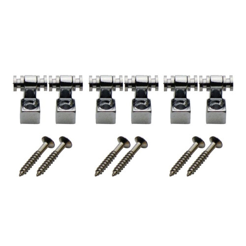 6 Electric Guitar Strings, Rollers, String Buckle Fixed Device for Fenders Strat Tele ST TL