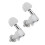 Guitar String Knob Folk Guitar Ukulele Knob Fully Enclosed Classical String Silver 2