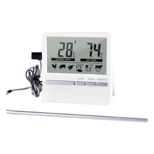 Digital Matlagningstermometer för Kök Kött Mattemperatur för Ugn BBQ Grilltimerfunktion med Värmemätare för Matlagning B