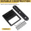 TL Electric Guitar Bridge with Printed String Plate, Enhanced Guitar Performance for TL Guitar with Streamlined Design 7