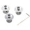 3PCS Guitar Knobs with Indicatrix Potentiometer Volume Tone Control Knobs Universal Top Hat Knobs for Electric Guitar 5