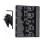 Vintage 4 String Bass Bridge 82.3x63.5MM String Bottom Through String Spacing 19MM Bass Fixed Bridge Black 3