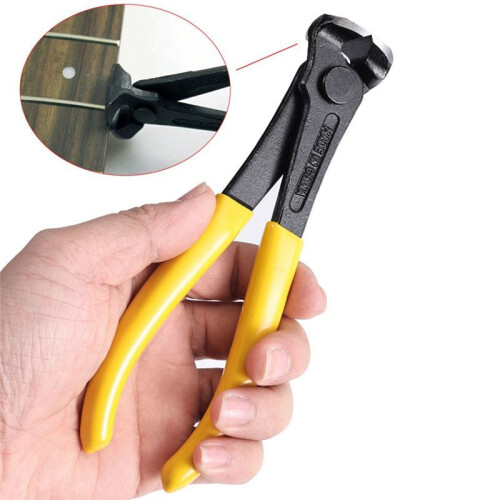Alicate de Corte de Traste de Guitarra de 6 Polegadas, Alicate Extrator de Fio de Guitarra, Ferramentas de Traste para Peças de Guitarra, Alicate de 2