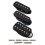 3 St HSS SSH Elgitarrpickupset Alnico 5 Single Coil - Humbuckerpickup Svart 5K+5K+14K 1