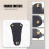 1St Akustisk Gitarr Ebenholts Trä Truss Rod Cover Plate Gitarrdelar Nytt 7