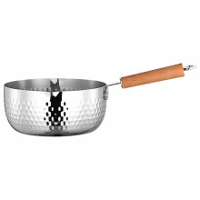 Stainless Steel Stew Pot , Multi-Purpose Stew Pot with Pouring Spout, Solid Wood Handle with Hook,Cooking Pot