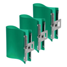 3Pcs Silicone Mug Clamp 15 OZ 3D Sublimation Silicone Cup Wrap Fixture for Printing Heat Transfer Machine, Green