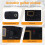 4 Band EQ Equalizer KLT-3 Akustisk Gitarr Bas EQ FöRföRstäRkare med Digital Tuner Gitarr Pickup 4