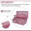 Glitter  &  Tool Storage Box,3-Layer Stackable Carry Tackle Box Sewing Box Organizer for Art 5
