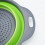 2pcs Foldable Strainer Fruit Vegetable Washing Basket Colander Dish Drainer Silicon Colander Drainer Kitchen Gadgets 4