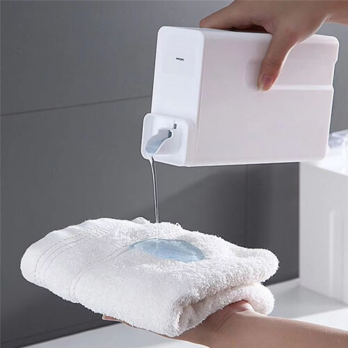 Reusable Laundry Detergent Bottles, Large Capacity Softener Storage, Refillable Washroom Organizer 1