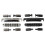 6 String LP Guitar Bridge for Electric Guitar Premium Quality Replacement Black 6