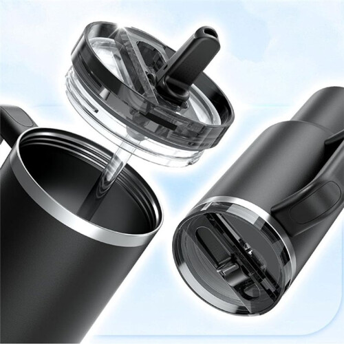 2PCS Cup Lids for  Cup Lids Leakproof,  Cup Lid Replacement for 40oz with 2 Straws 2