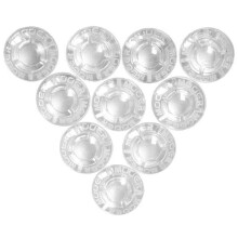 MOOER 10pcs SHROOMS Footswitch Toppers Guitar Pedal Candy Bumpers Electric Guitar Effects Accessories Pedal Protector