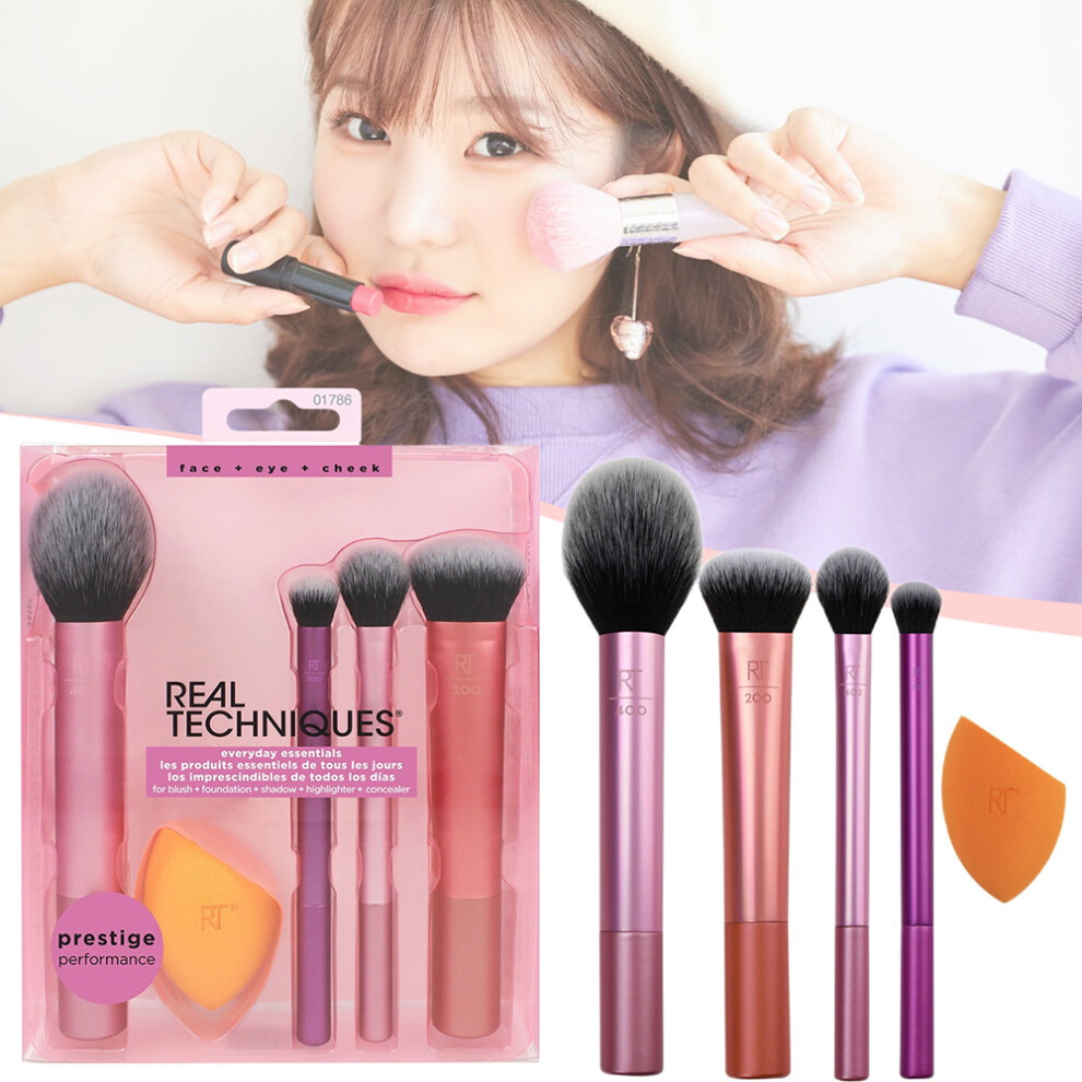 Dcph-Clothing 5Pcs Makeup Brush & Beauty Egg Set