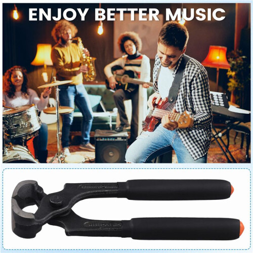 Professional Guitar Bass Fret Wire Nipper Puller Plier String Cutter Luthier Tool Scissors Fret Wire Nippers Puller 2