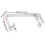 (Silver) Stainless Steel Wall Mounted Paper Roll Holder 2