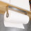 (Silver) Stainless Steel Wall Mounted Paper Roll Holder 6