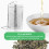 Tea Infusers for Loose Tea, Stainless Steel Tea Strainer, Extra Fine Mesh Tea Diffuser for Brewing Tea, Spices 4