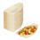 200X Bouchées - Bols, Bois Biodégradable "Bateau" 11 cm x 6,5 cm 2