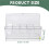 Fruit Vegetable Spice Container with Lid, Plastic Ingredient Container, Ingredient Box, 5 Compartments, Side Container 6