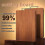 Ebony Wood Chopping Board - Antibacterial, Mildew-Proof, Double-Sided, Solid Wood Cutting Board for Kitchen Use 3