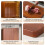 Ebony Wood Chopping Board - Antibacterial, Mildew-Proof, Double-Sided, Solid Wood Cutting Board for Kitchen Use 6