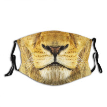 (Style 14)Animal Pattern Cotton Face Mask Washable Decorative Cover For Men Gift Women