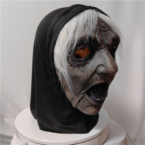 Horror-Hexe-Latexmaske 1