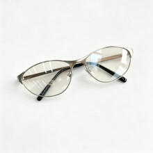 (silberner Rahmen hellblau) Retro Katzenaugen-Sonnenbrille, Straßenschießen Anti-UV-Sonnenbrille