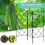 (3 Pieces) Bean Plant Trellis - Garden Flower Support Frame 1